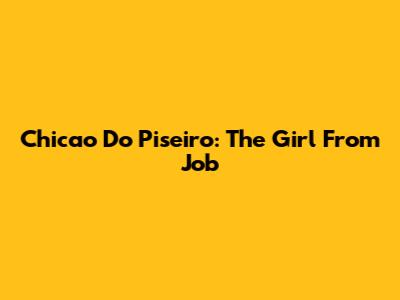 Chicao Do Piseiro: The Girl From Job