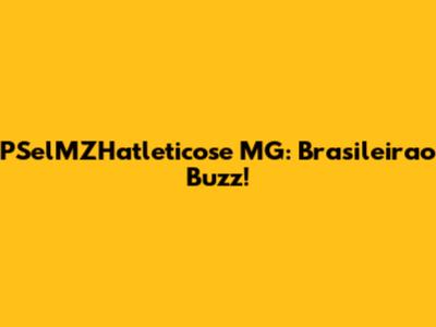PSelMZHatleticose MG: Brasileirao Buzz!